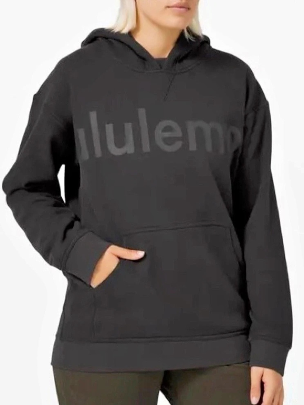 Lululemon All Yours Graphic Hoodie Black Size 6